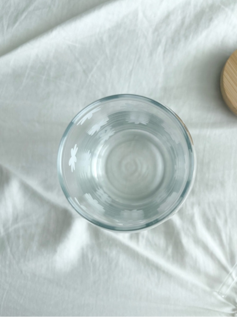 Floral Glass Tumbler - Picture 3 of 4